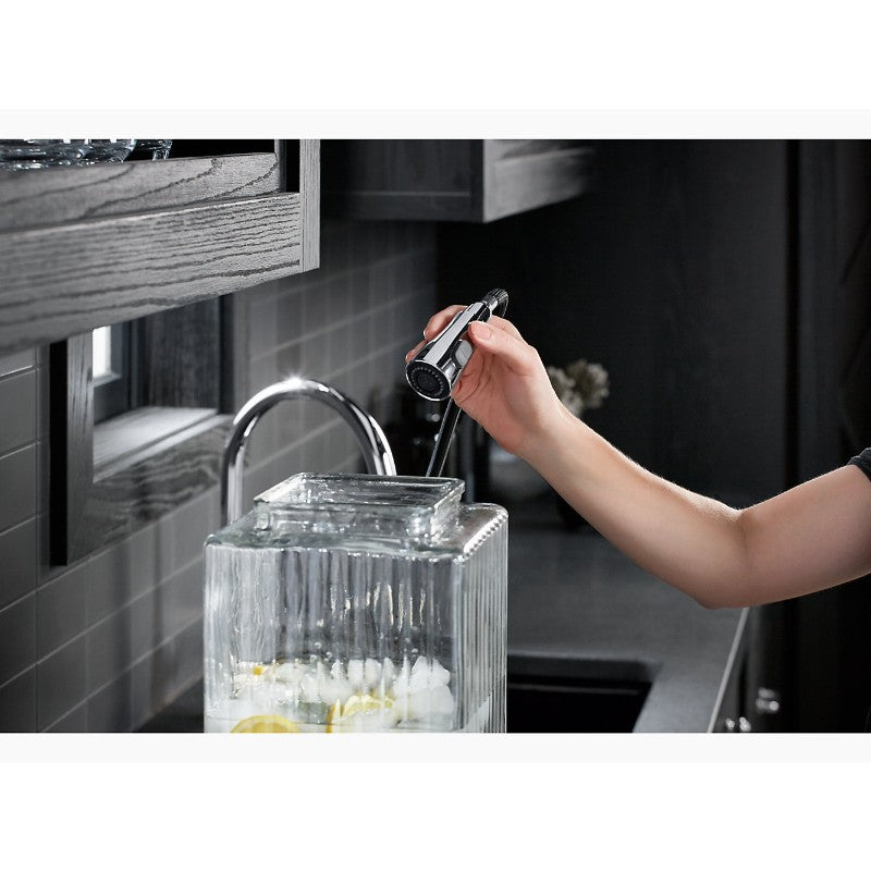 Simplice Pull-Down 16.56' Kitchen Faucet in Vibrant Stainless