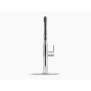 Crue Single-Handle Pre-Rinse Kitchen Faucet in Vibrant Stainless