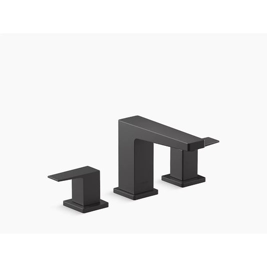Honesty Two-Handle Widespread Bathroom Faucet in Matte Black