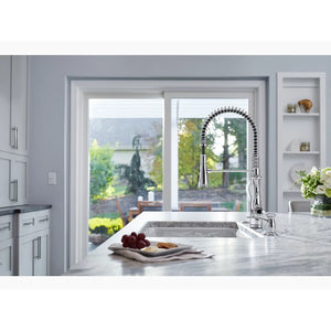 Bellera Single-Handle Pre-Rinse Kitchen Faucet in Vibrant Stainless