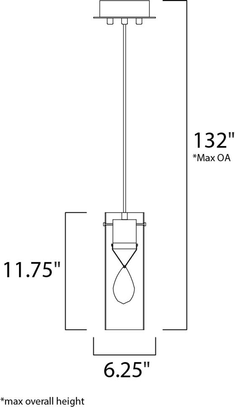 Solitaire 4.25' Single Light Pendant in Polished Chrome