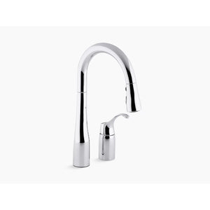 Simplice Pull-Down 14.75' Kitchen Faucet in Polished Chrome
