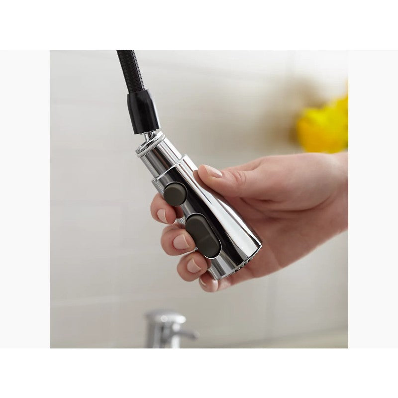 Simplice Pull-Down 14.75' Kitchen Faucet in Polished Chrome