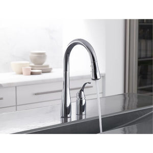Simplice Pull-Down 14.75' Kitchen Faucet in Vibrant Stainless