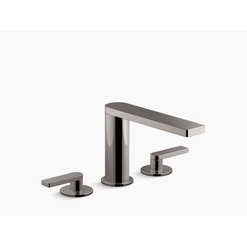 Composed Two-Handle Widespread Bathroom Faucet in Vibrant Titanium