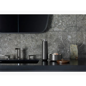 Composed Two-Handle Widespread Bathroom Faucet in Vibrant Titanium