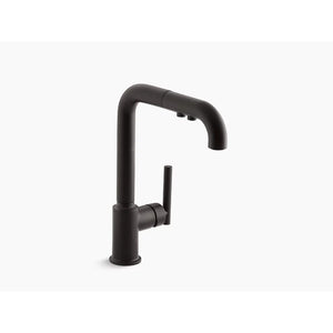 Purist Pull-Out Kitchen Faucet in Matte Black