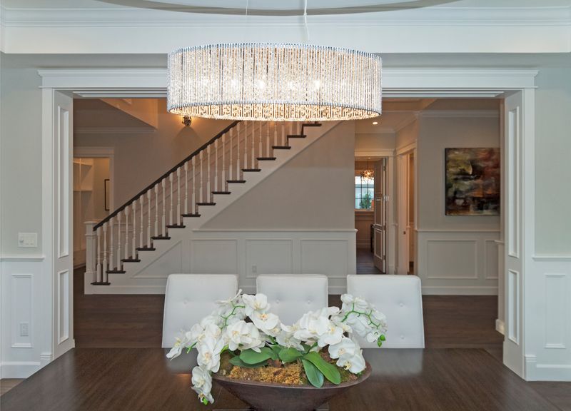 Spiral 12' 6 Light Single Pendant in Polished Chrome