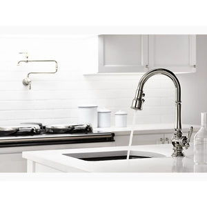 Artifacts Pull-Down 16' Kitchen Faucet in Oil-Rubbed Bronze