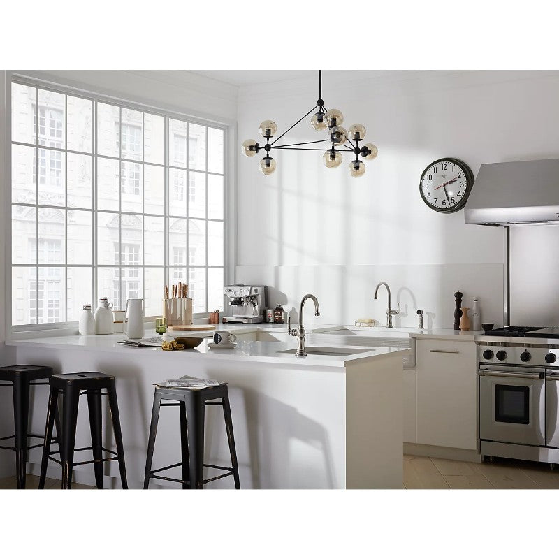 Artifacts Single-Handle 14.69' Kitchen Faucet in Oil-Rubbed Bronze