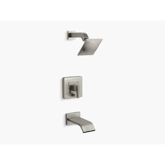 Loure Single-Handle Tub & Shower in Brushed Nickel
