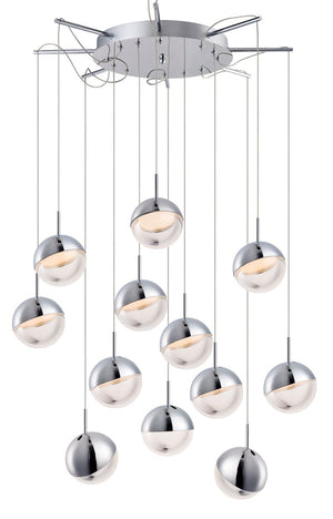 Spot 26.75' 12 Light Multi-Light Pendant in Polished Chrome
