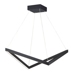 Stealth 21.25' Single Light Pendant in Black