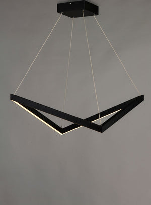 Stealth 21.25' Single Light Pendant in Black