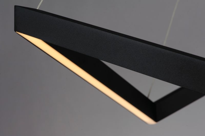 Stealth 21.25' Single Light Pendant in Black