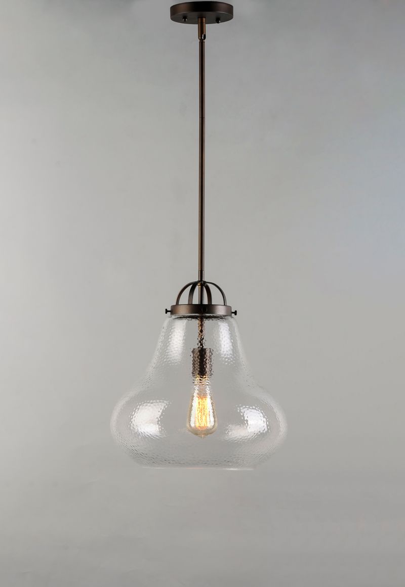 Stella 13.75' Single Light Pendant in Oil Rubbed Bronze