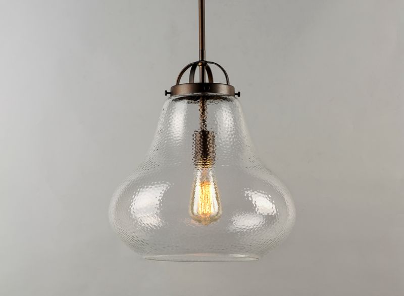Stella 13.75' Single Light Pendant in Oil Rubbed Bronze