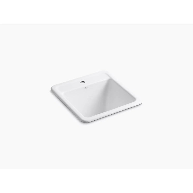 KOHLER Enameled Cast Iron 22x21-inch Undermount Utility Tub