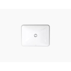 Caxton Rectangle 15.69' x 20.25' x 7.31' Vitreous China Undermount Bathroom Sink in White