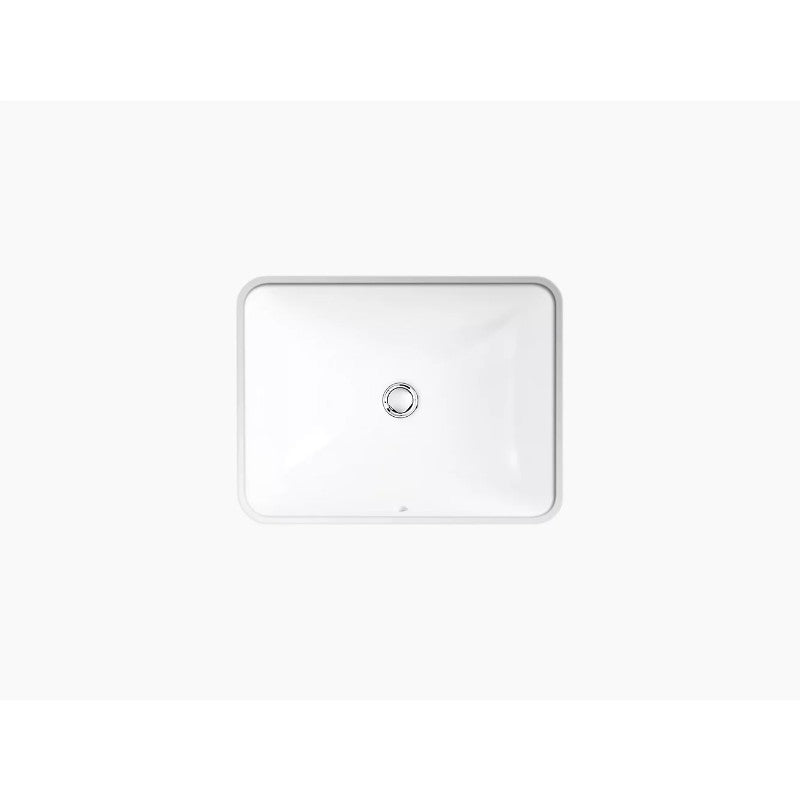 Caxton Rectangle 15.69' x 20.25' x 7.31' Vitreous China Undermount Bathroom Sink in White