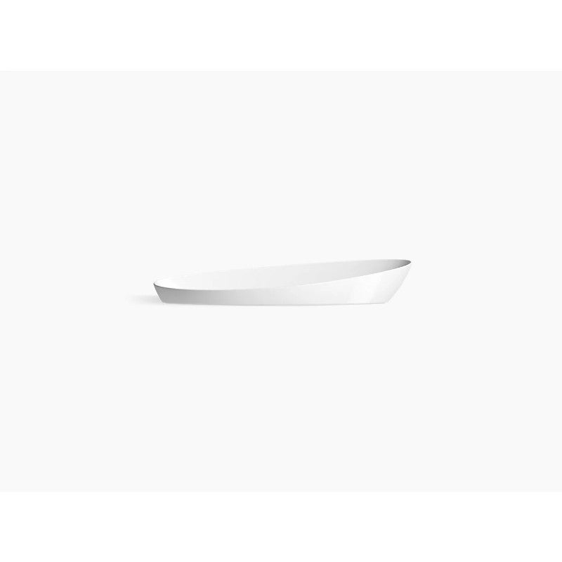 Veil 14.06' x 21.13' x 8.06' Fireclay Vessel Bathroom Sink in White with Overflow