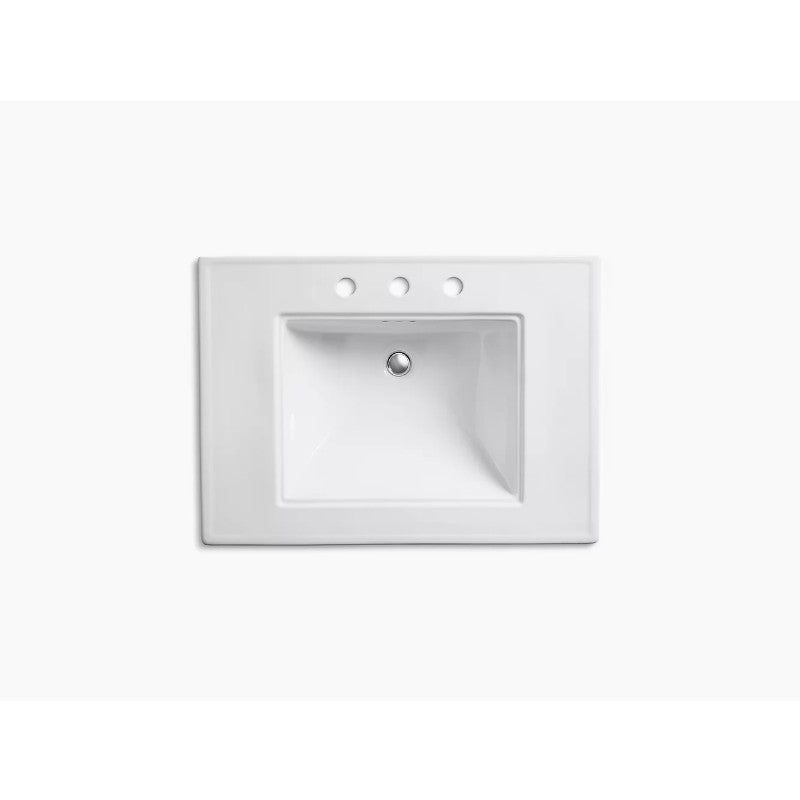 Memoirs Stately 22.19' x 30.69' x 34.75' Fireclay Pedestal Bathroom Sink in White