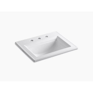 Memoirs Stately 18' x 22.75' x 9.69' Vitreous China Drop-In Bathroom Sink in White - Widespread Faucet Holes