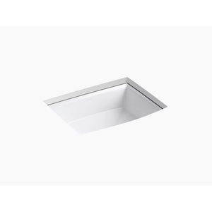 Archer 15.31' x 19.88' x 7.5' Vitreous China Undermount Bathroom Sink in White