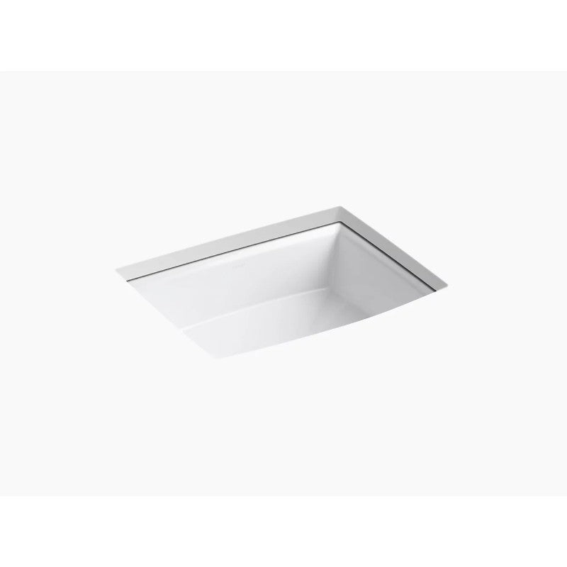 Archer 15.31' x 19.88' x 7.5' Vitreous China Undermount Bathroom Sink in White