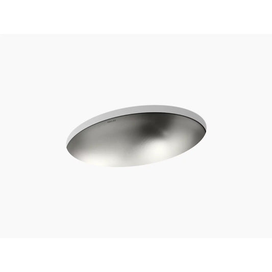 Rhythm 15.25" x 23.13" x 6.25" Stainless Steel Undermount Bathroom Sink in Satin