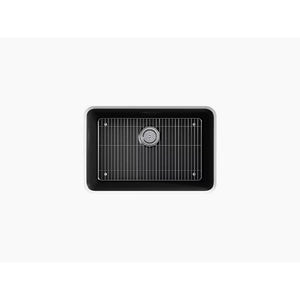 Cairn 18.31' x 27.5' x 10.19' Neoroc Single Basin Undermount Kitchen Sink in Matte Black