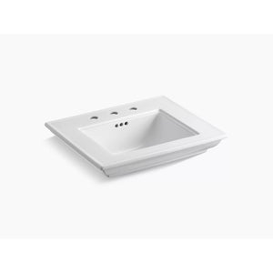 Memoirs Stately 20.75' x 24.81' x 8.88' Fireclay Console Bathroom Sink in White