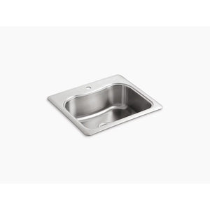 Staccato 22' x 25' x 8.31' Stainless Steel Single Basin Drop-In Kitchen Sink