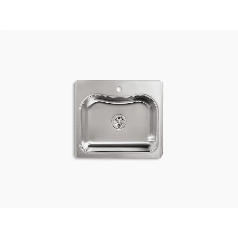 Staccato 22' x 25' x 8.31' Stainless Steel Single Basin Drop-In Kitchen Sink