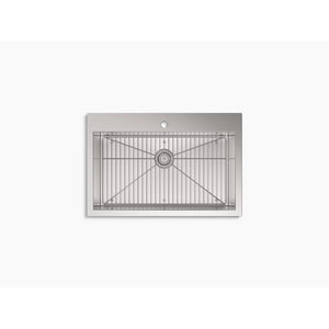 Vault 22' x 33' x 9.31' Stainless Steel Single Basin Dual-Mount Kitchen Sink