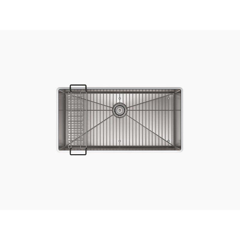 Strive 18.31' x 35' x 9.31' Stainless Steel Single Basin Undermount Kitchen Sink