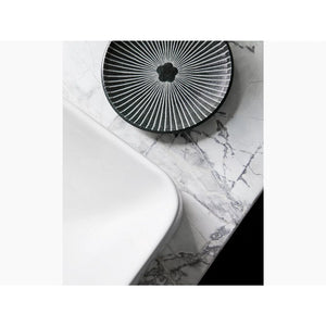 Vox Rectangle 16.13' x 22.63' x 6.88' Vitreous China Vessel Bathroom Sink in White