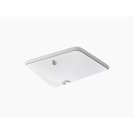 Iron Plains 15.75" x 18.56" x 6.31" Enameled Cast Iron Dual-Mount Bathroom Sink in White