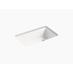 Riverby 22' x 33' x 9.63' Enameled Cast Iron Single Basin Undermount Kitchen Sink in Sea Salt