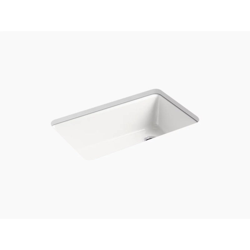 Riverby 22' x 33' x 9.63' Enameled Cast Iron Single Basin Undermount Kitchen Sink in Sea Salt