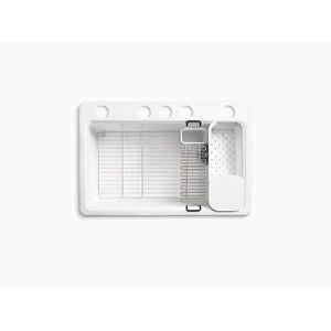 Riverby 22' x 33' x 9.63' Enameled Cast Iron Single Basin Undermount Kitchen Sink in Sea Salt