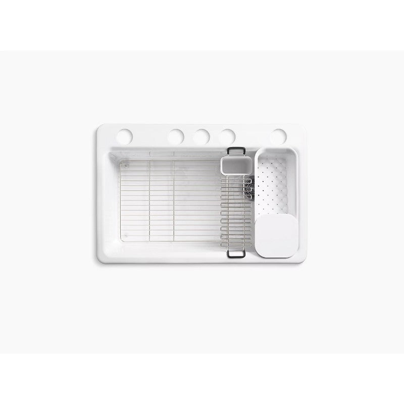 Riverby 22' x 33' x 9.63' Enameled Cast Iron Single Basin Undermount Kitchen Sink in Sea Salt