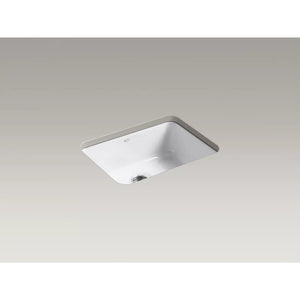 Iron/Tones 18.75' x 24.25' x 8.25' Enameled Cast Iron Single Basin Dual-Mount Kitchen Sink in White