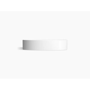 Vox Oval 14.88' x 20' x 7.44' Vitreous China Vessel Bathroom Sink in White