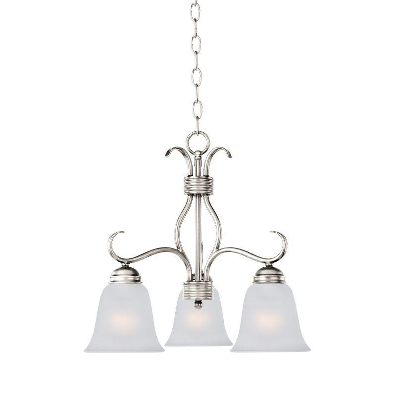 Basix 19' 3 Light Mini Chandelier in Satin Nickel