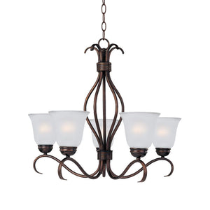 Basix 26' 5 Light Single-Tier Chandelier in Oil Rubbed Bronze