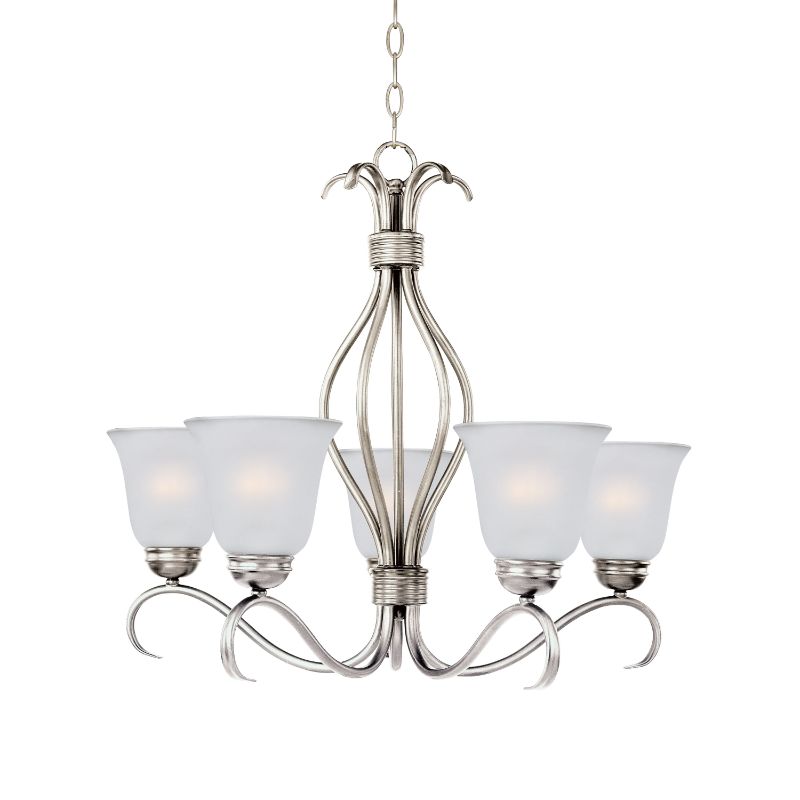 Basix 26' 5 Light Single-Tier Chandelier in Satin Nickel