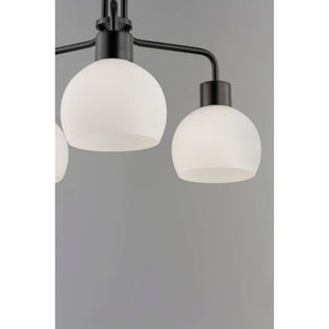 Coraline 21' 3 Light Single-Tier Chandelier in Black
