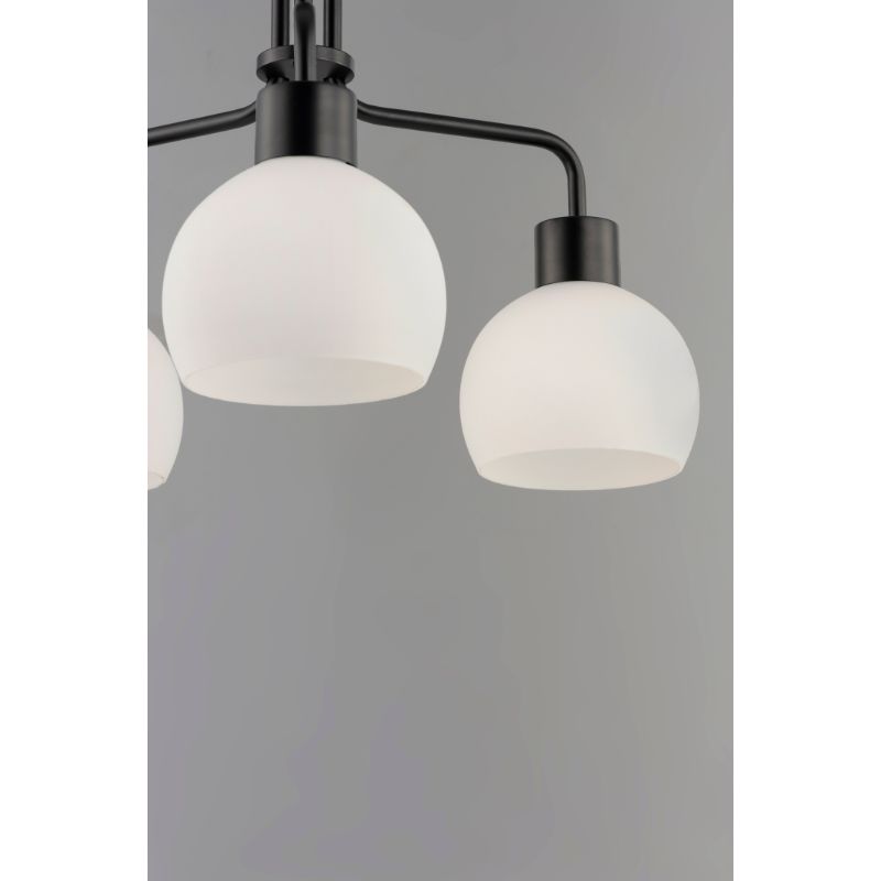 Coraline 21' 3 Light Single-Tier Chandelier in Black
