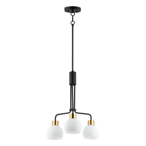 Coraline 21' 3 Light Single-Tier Chandelier in Bronze Rupert
